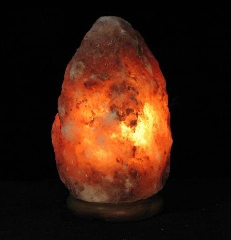 Natural Himalayan Salt Crystal Lamp - 6-8lbs